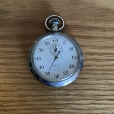Vintage Smiths Mechanical 1/5 Second Stopwatch Shockproof.