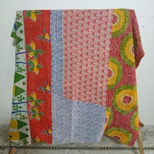 Vintage Sari Kantha Quilt –
