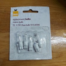 5V 0.5W B&Q replacement bulbs
