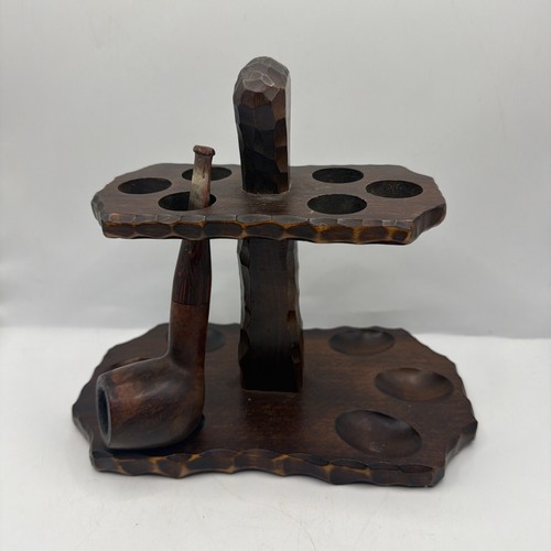 Vintage wooden tobacco - wooden,