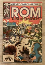 Rom Spaceknight Key Issue 31  2nd Rogue Appearance Marvel Comics 1982 Fair Good