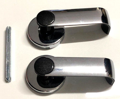 Toilet door handle - handle, and