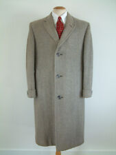 1940's HARRIS TWEED COAT..40"..BROWN/WHITE LABEL..CC..41..WW2..GOODWOOD..CHAP..