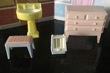Vintage 1950’s Plastic Dolls House Furniture