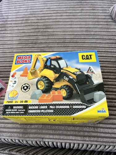 Mega bloks cat - backhoe, loader