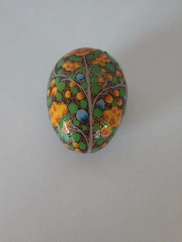 Egg trinket box paper - box, mache