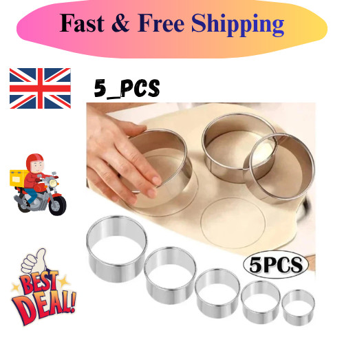 5pc stainless steel round - steel,