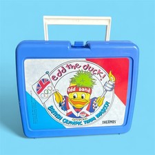 Edd the Duck Vintage British Olympic Team Mascot Lunchbox 1989
