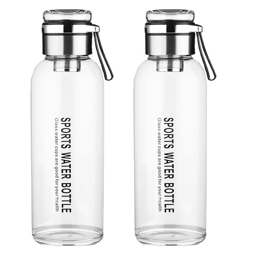 Glass water bottle tea - bottle,