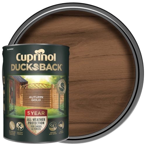 Cuprinol year ducksback shed - 5,