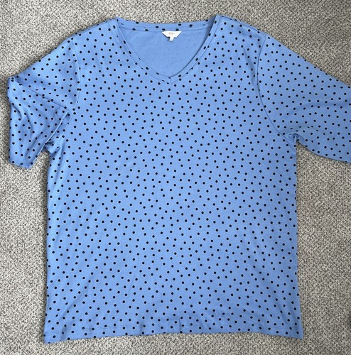 Cotton traders ladies blue - cotton,