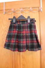 NEXT - pleated tartan skirt