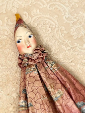 Antique boudoir doll bag - doll,