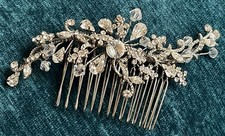 Clear Sparkly Diamante Hair Accessory For Prom Party Wedding Bridal New Unworn 