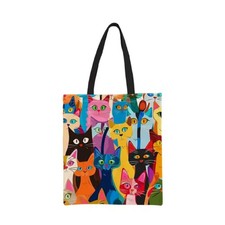 Floral Cat Pattern Aesthetic