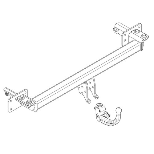 Westfalia towbar for mercedes - towbar,