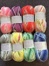 3 x 100g Balls of Hayfield Baby Blossom Chunky Wool/Yarn for Knitting/Crochet