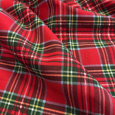 Tartan Fabric Extra Wide