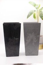 Lamela Finezja Square tall Decorative modern cover plant pot with inner insert