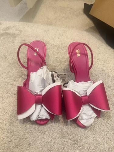 Zara pink bow - zara, slingback