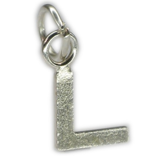 Sterling silver small initial - sterling,