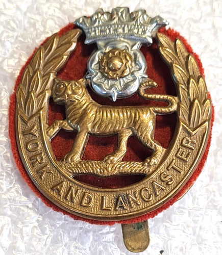 Bronze army cap badge for - army,