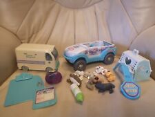 Animal Hospital RSPCA Vet Ambulance Snow Rescue Animals Grooming Playset Bundle
