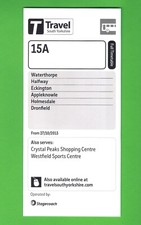 Travel S.Yorks Timetable - 15A