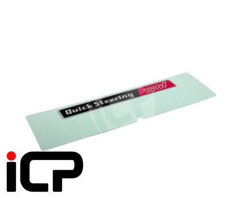 Genuine sti quick rack sticker - quick,