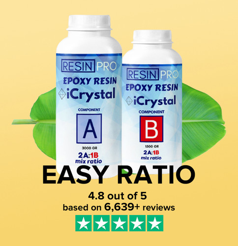 Epoxy resin with - resin, easy-ratio