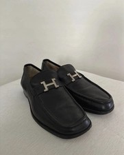 Hermès men black leather - black,