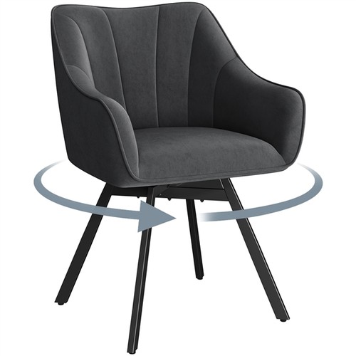 Swivel dining chair with - swivel,