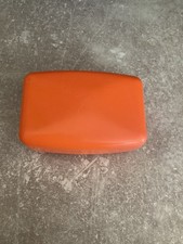 Vintage orange plastic travel - vintage,