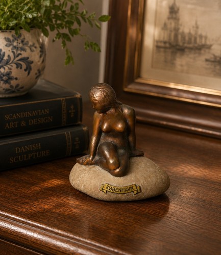 Danish cast bronze - bronze, nude