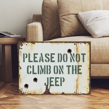 Vintage Style WW2 Willys Jeep