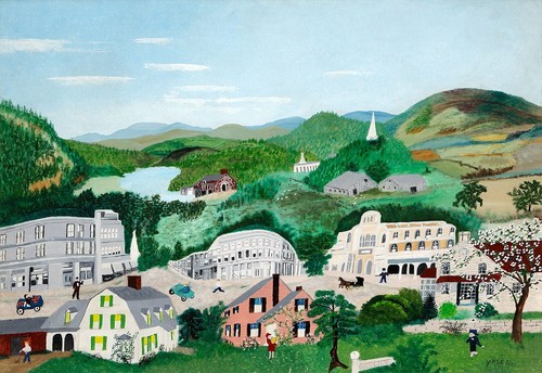 Grandma moses - grandma, (handmade)