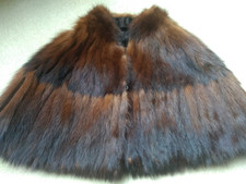 Genuine Mink Fur Cape Vintage