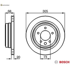 2x Brake Disc 0 986 478 660