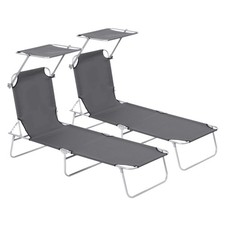 Canopy Lounger: Foldable Sun