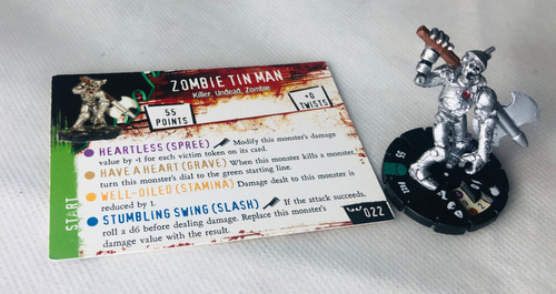 Horrorclix zombie tin man 022 - zombie, #022