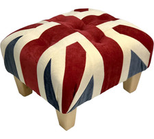 Small Union Jack Footstool /