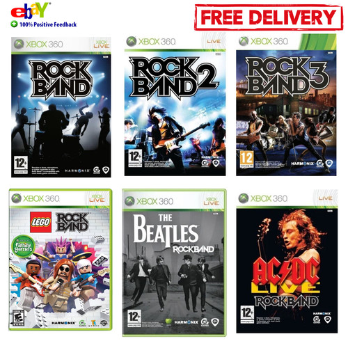 Rockband guitar hero games - rockband,