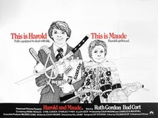 HAROLD AND MAUDE 1971 UK quad