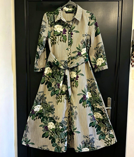 Zara floral collared button - zara,