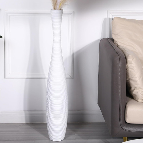 Decorative tall floor vase - floor,