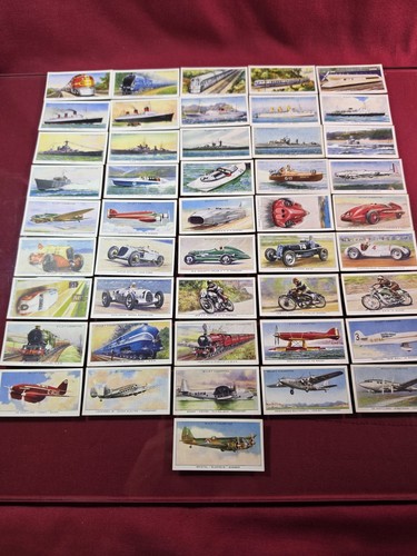 Wills cigarette cards speed - cigarette,