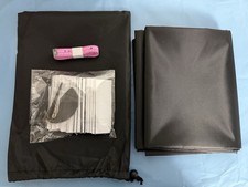 Wubcix Blackout Blinds Stick on, Travel Blackout Blind No Drilling, 300x150cm