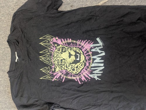 Def leppard black shirt - def, t-shirt