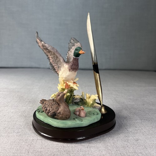 Vintage mallard duck pen - vintage,