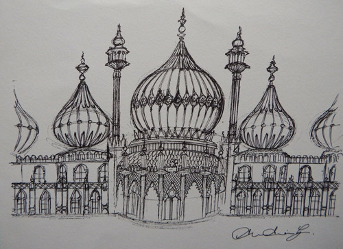 Original pen ink - ink, drawing